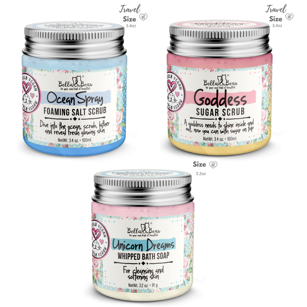 Bella & Bear - Vente Savons fouettés - Savon de bain fouetté Unicorn Dreams | Crème à raser mini 3,2 oz8