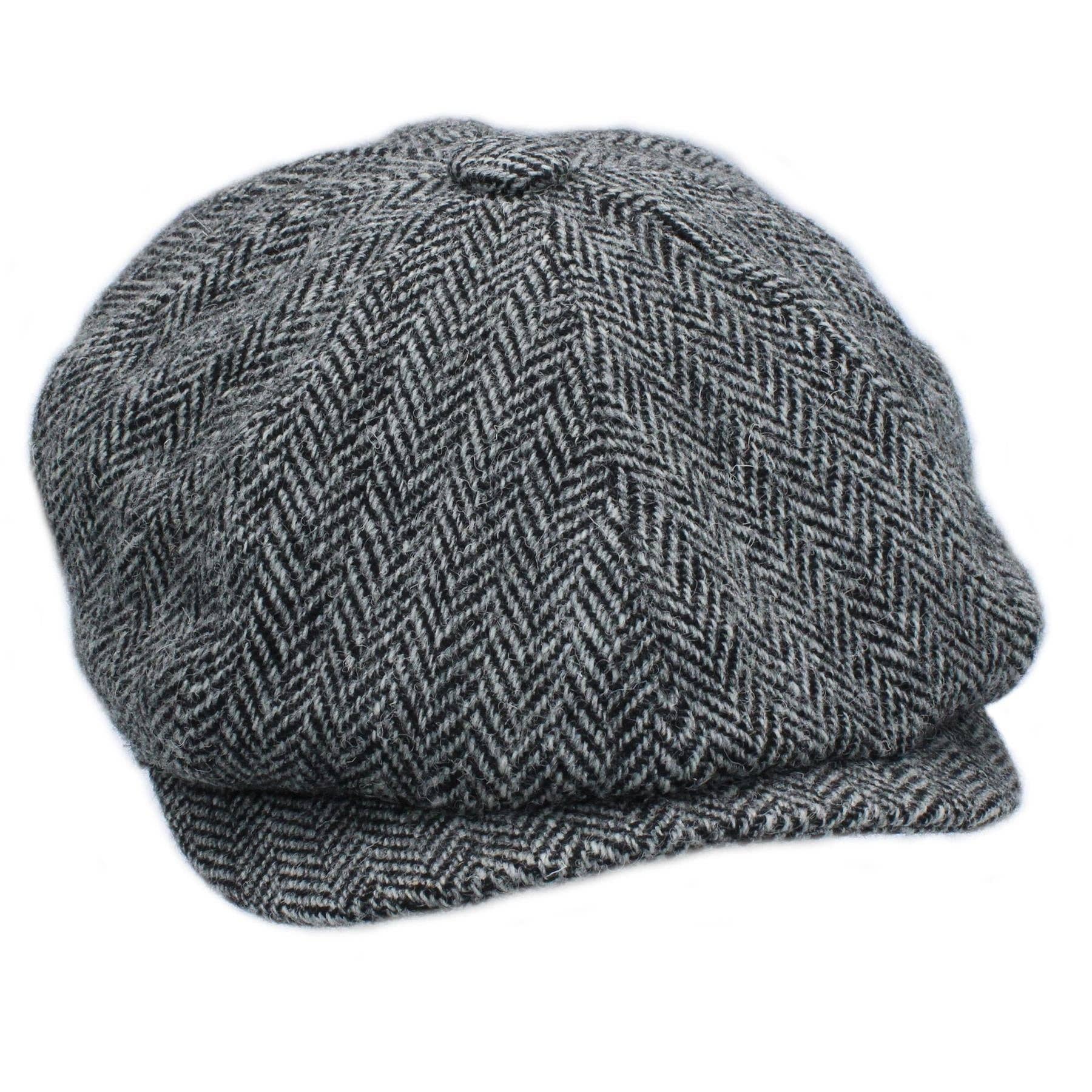 Heather Hats & Accessories - Vendita all'ingrosso Berretto - Unisex - Cappello Newsboy a 8 Pannelli Scott in Harris Tweed2