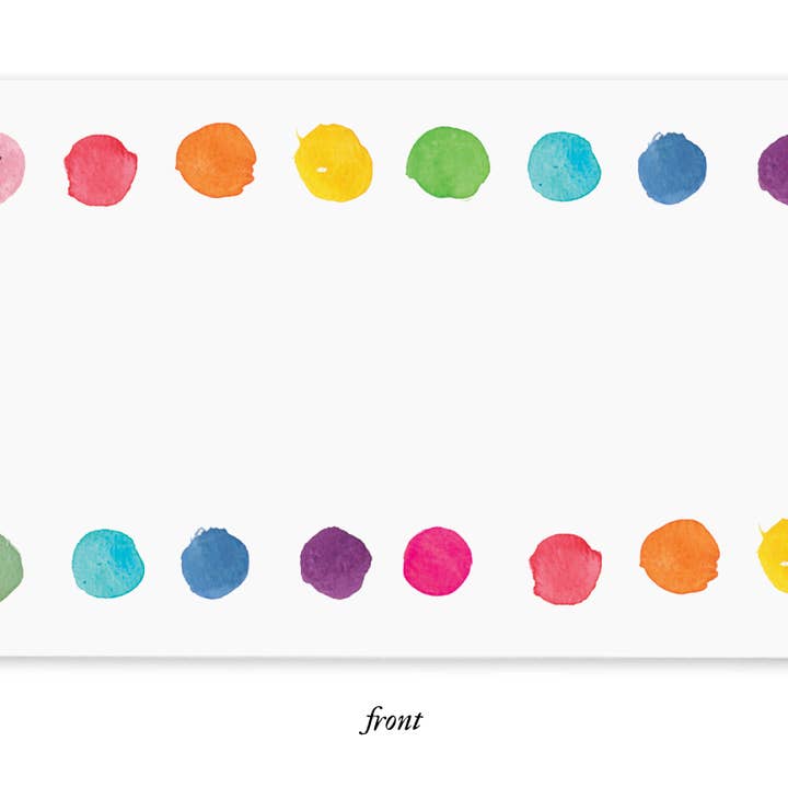 E. Frances Paper - Wholesale Stationery/Notecard Set - Happy Dots Little Notes®