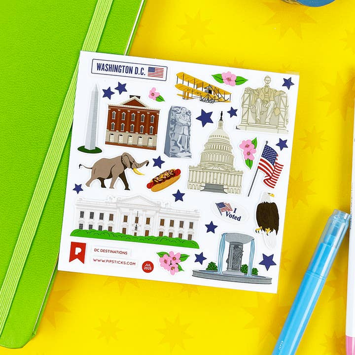 Pipsticks - Wholesale Sticker - DC Destinations1