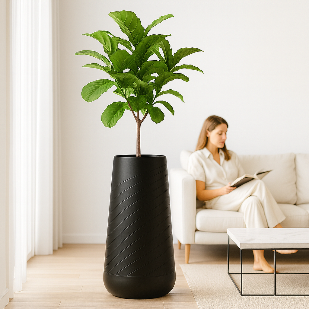 Sona Casa - Wholesale Plant Pot - Contemporary Decorative Self Watering Pot, Modern Tall Indoor Planter, 33 in Home, Office, Garden Decoration, Gift1