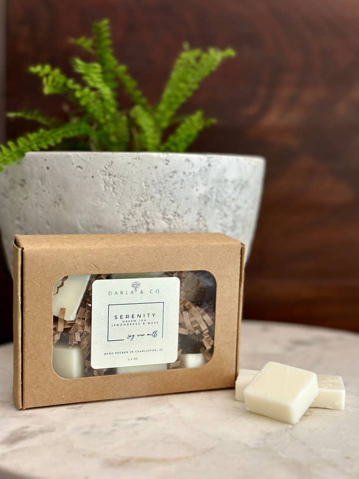 Serenity (Green Tea & Lemongrass) Wax Melts for wholesale by Darla & Co.