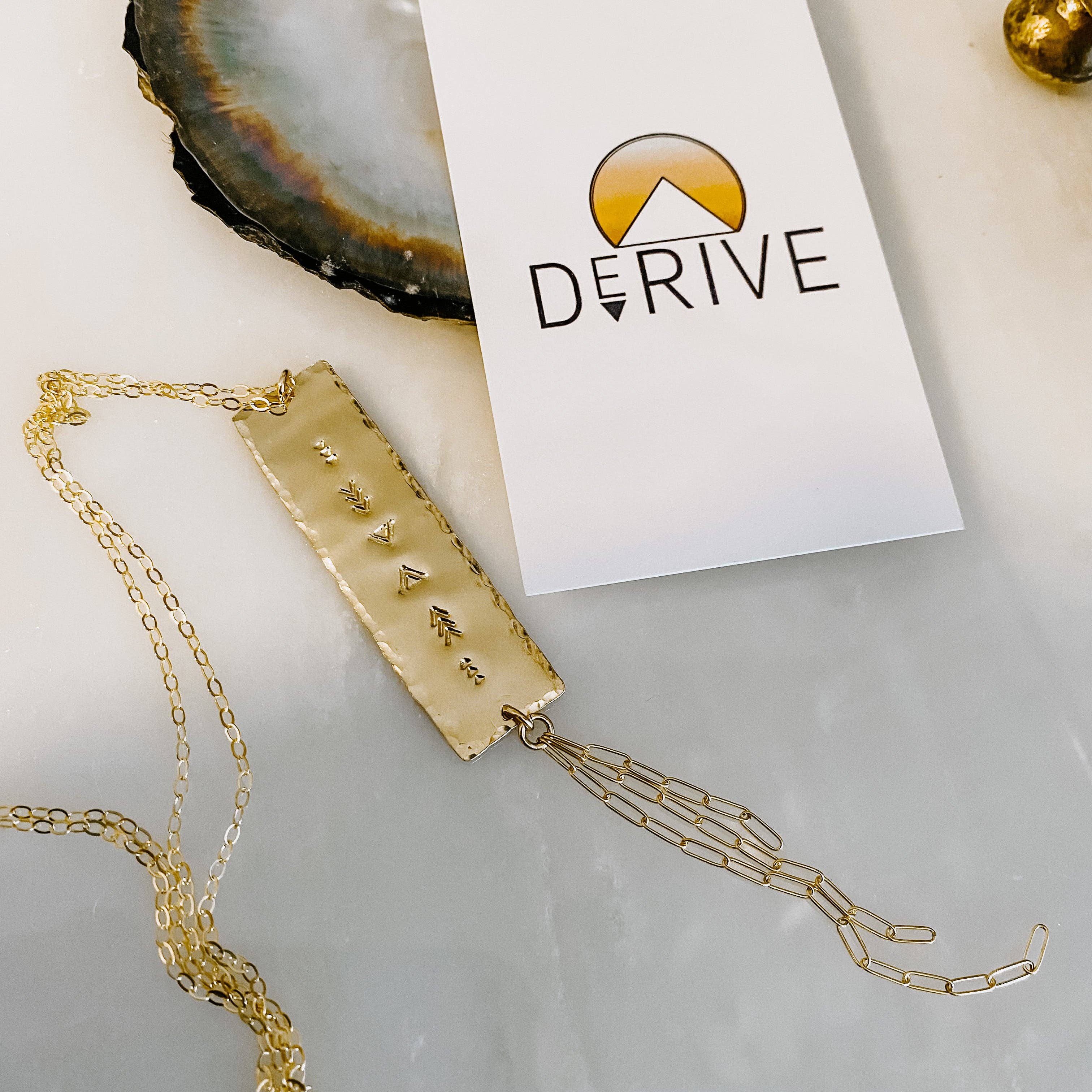 Derive Jewelry – Engroshandel Halskæde med vedhæng – Drifter Fringe halskæde4