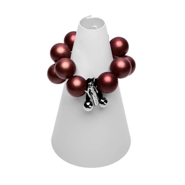 Armband med metallhartssfärer 100% Tillverkad i Italien för wholesale av Mirta Accessori Moda