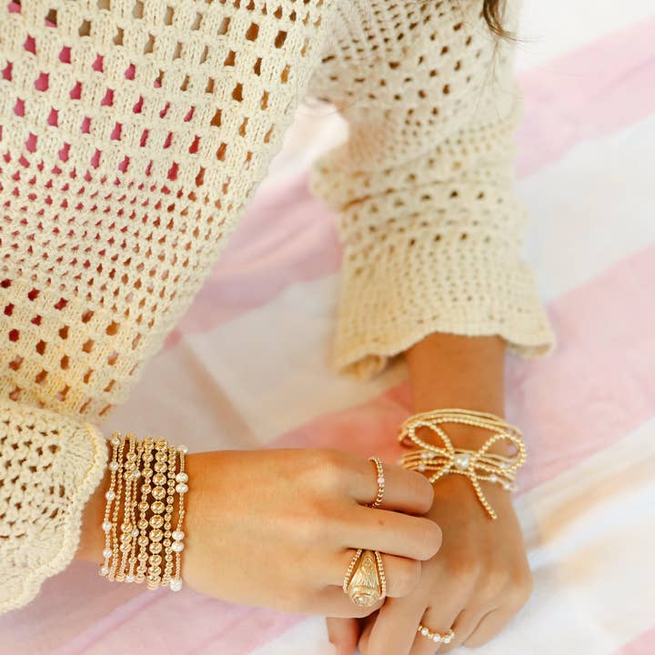 Beaded Blondes - Wholesale Beaded Bracelet - June Pearl Bracelet2