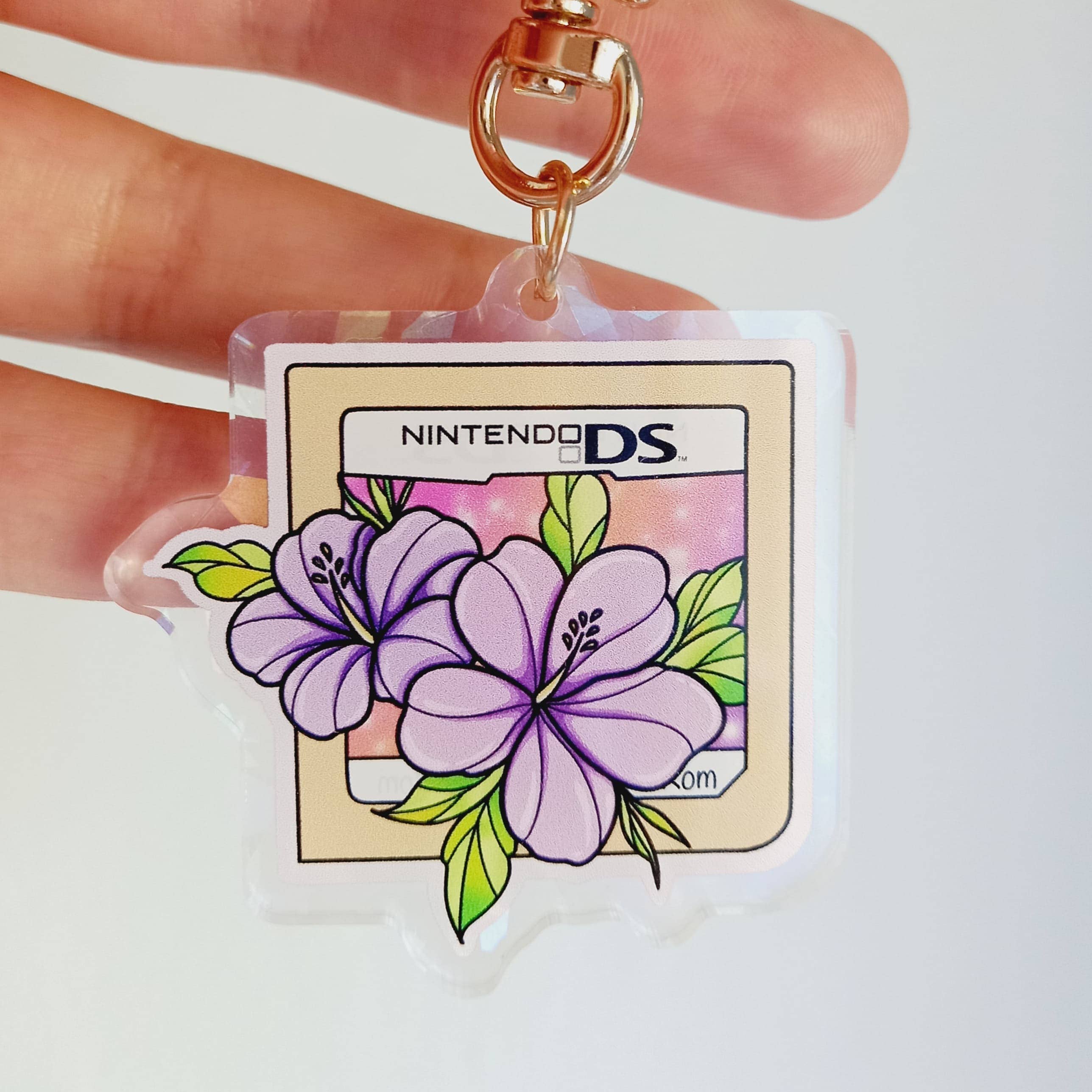 Arthelios Studio - Wholesale Keychain - Women's - “Floral Rom DS” Acrylic Keychain7