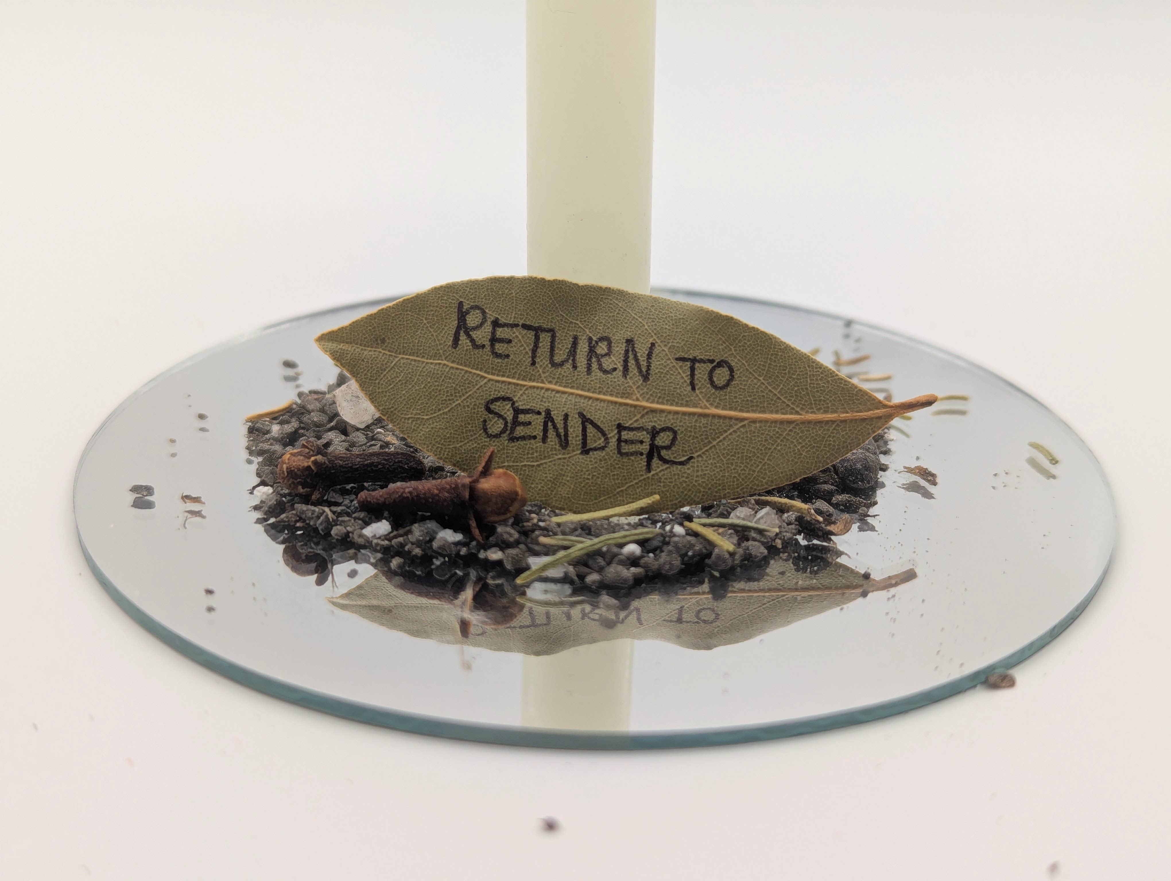 The Pleiadian Altar - Wholesale Meditation Supplies - Hex The Patriarchy - Return to Sender DIY Spell Kit