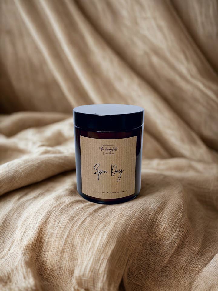 Spa Day Candle - Coconut & Rapeseed Wax for wholesale by The Bridgefield Candle Company
