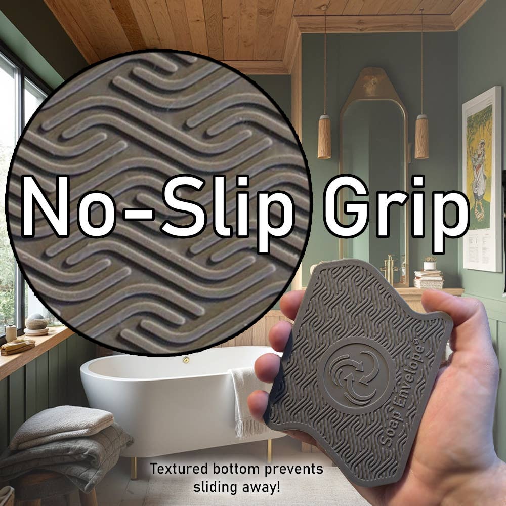 Multi Colored Soap Dish (Grey/Green/White) Premium Silicone Soap Tray for wholesale on Faire9