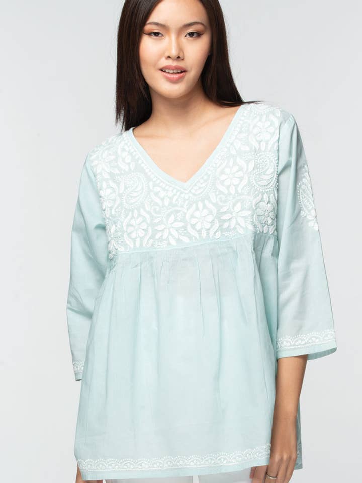 Sevya Handmade - Wholesale Tunic - Women's - Ramani Embroidered Tops27