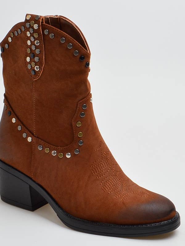 SWEET MAGIC SHOES & BAGS - Wholesale Cowboy Boots - Women's - COUNTRY BOOTIE WITH DETAILS 1