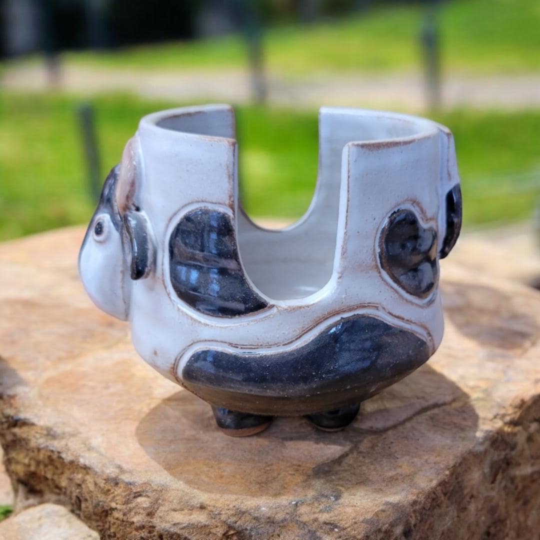 MudWorks Pottery - Wholesale Sponge Holder - Cow Sponge Holder5