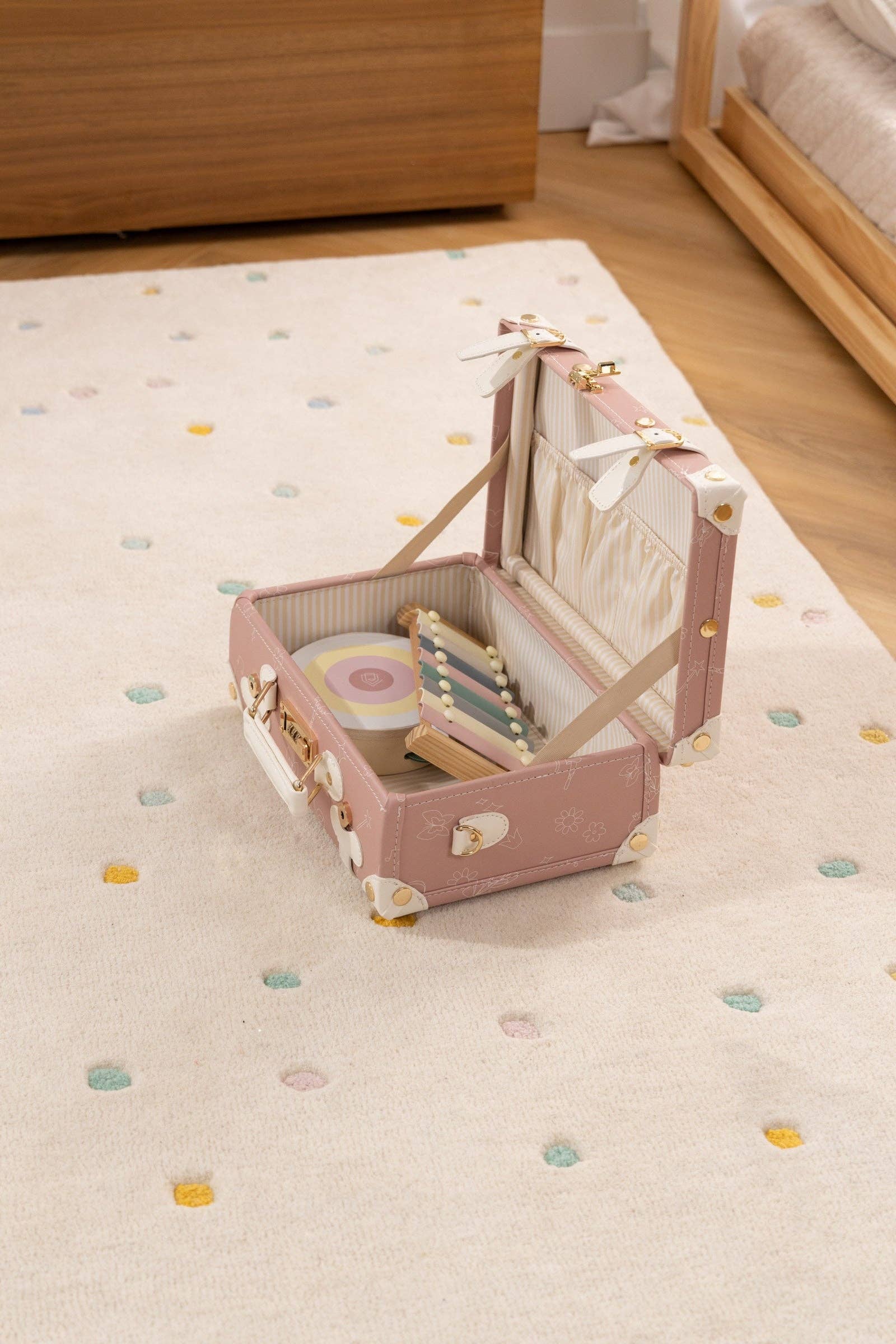 Coco Village - Wholesale Toy Set - Kids - Vegan Leather Play Suitcase - Ballerina3