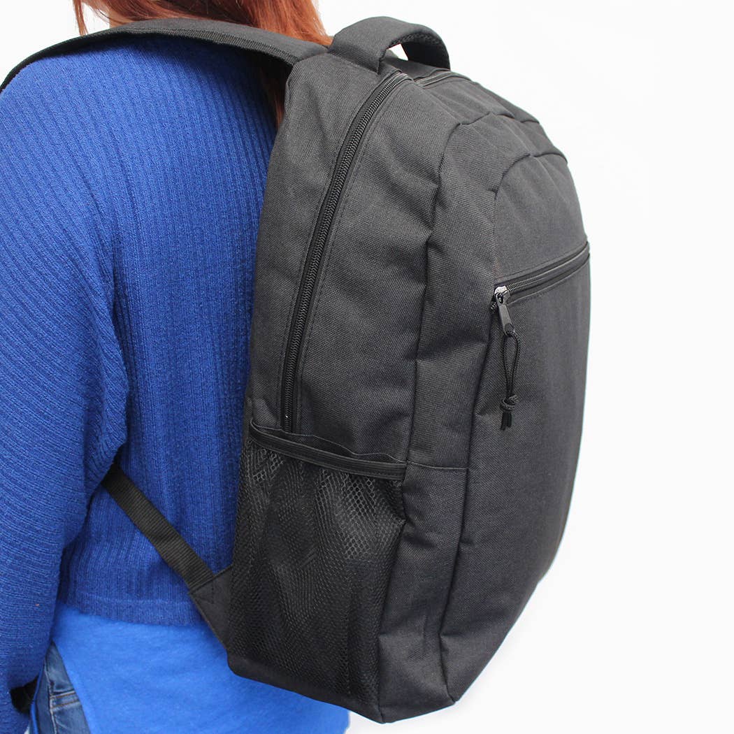 Powell Creative Products Ltd – wholesale Backpack – Unisex – Black Backpack Women Men School Work Travel Rucksack8