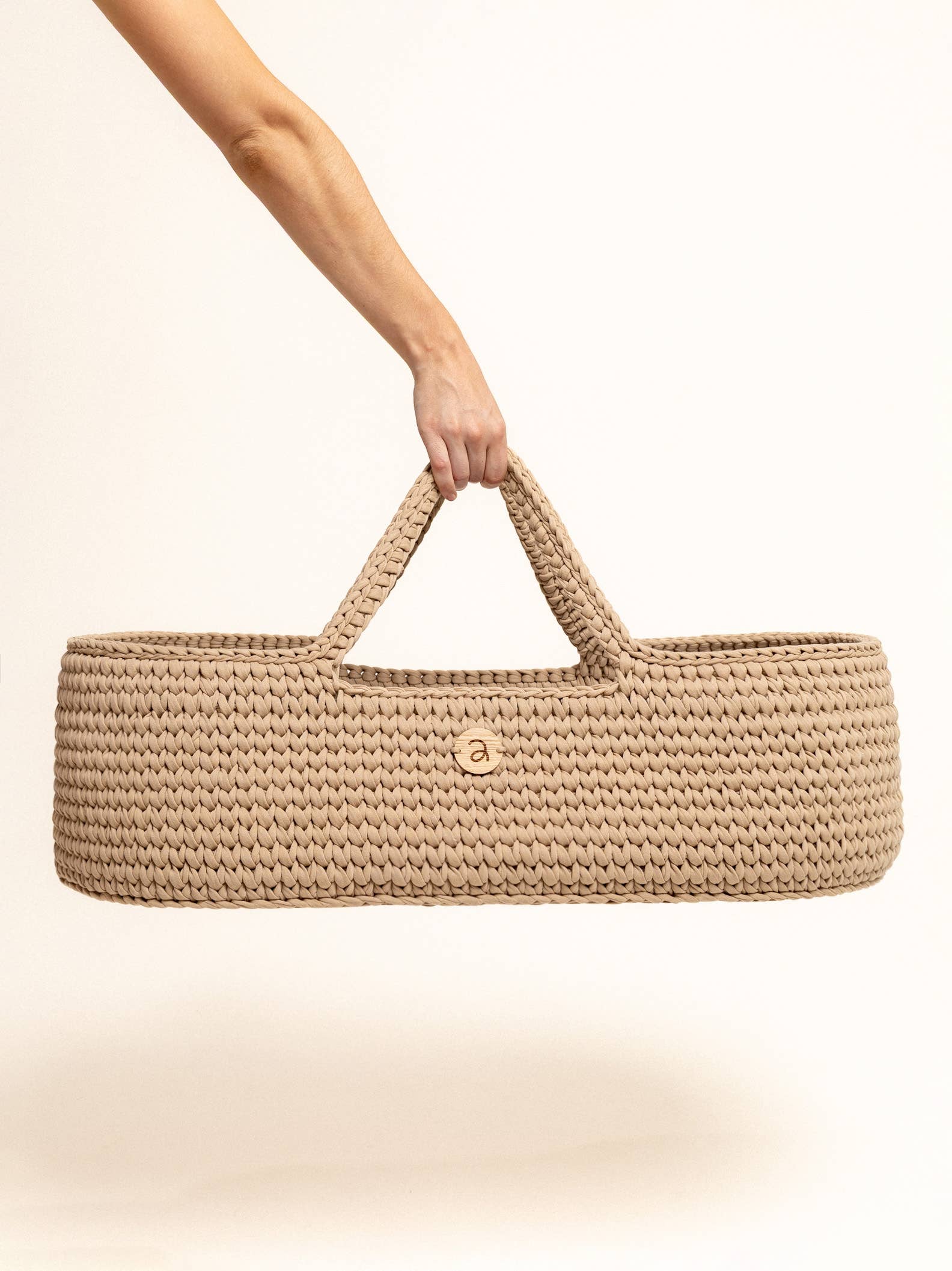 ANZY HOME - Wholesale Bassinet - Baby - Knitted Baby Moses Basket Standard Size New Model6