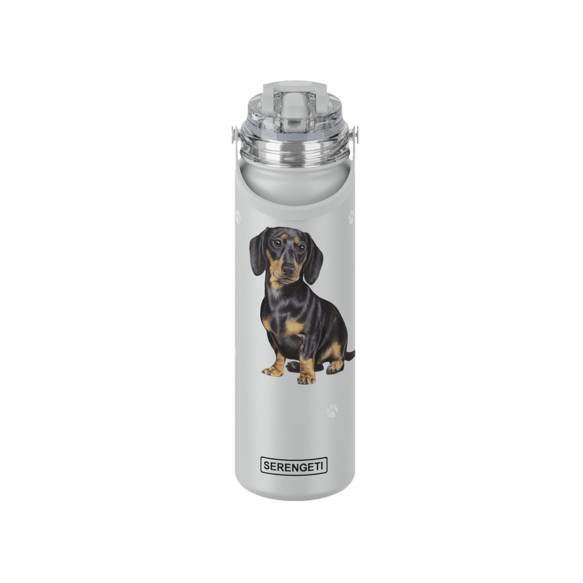 E&S Pets - Wholesale Water Bottle - Dachshund - Black - Stainless Steel Water Bottle - 24oz0