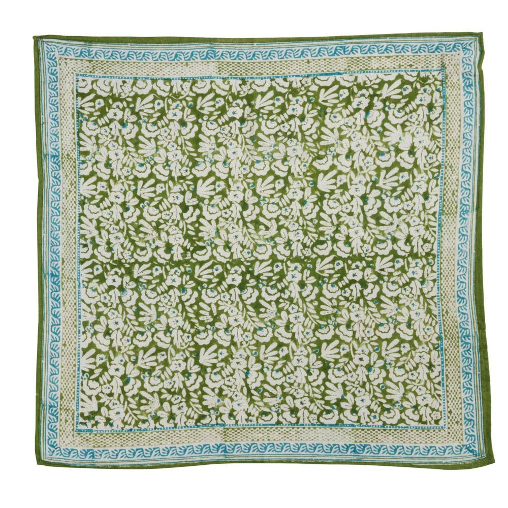 Bonheur du Jour - Wholesale Head Scarf - Women's - Indian Scarf Child - Iris Leaf1