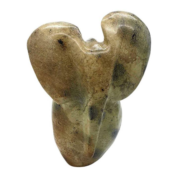 Hand Carved Serpentine, Abstract Elephant, 11cm for wholesale by VIE
