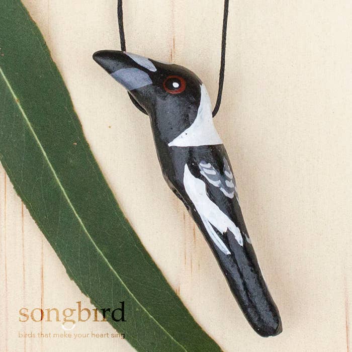 Australian Magpie Whistle Necklace for wholesale by Songbird