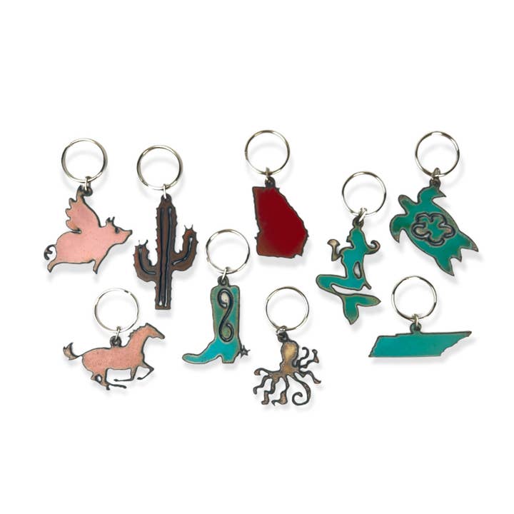 Iron Jewel - Wholesale Keychain - Unisex - Boot keychain Western keyring rodeo Texas Oklahoma Las Vegas5
