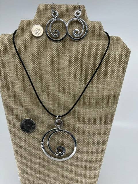 Curly Q Hypoallergenic Jewelry Set for wholesale by The Artist Jay