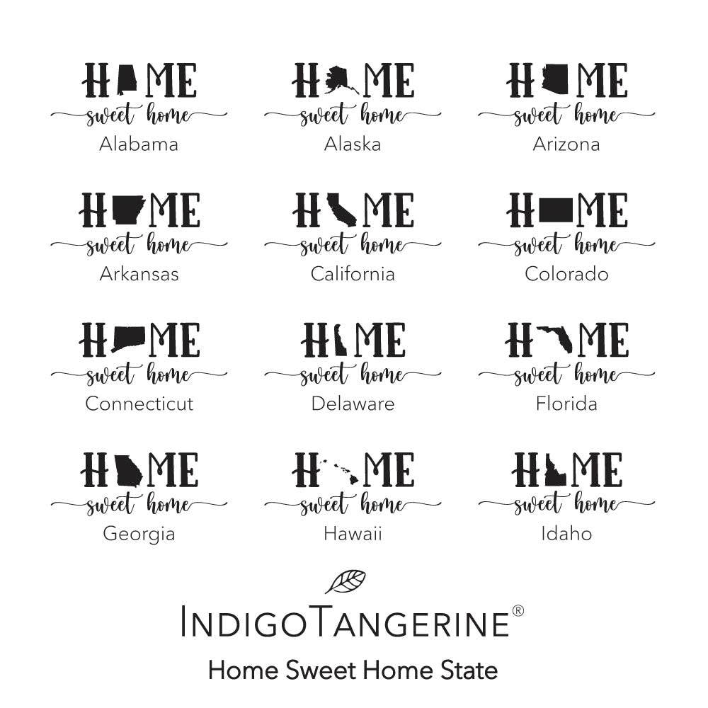 Indigo Tangerine - Wholesale Dishcloth - Home Sweet Home, State Art 2 pk - Custom Swedish Dish Cloth2