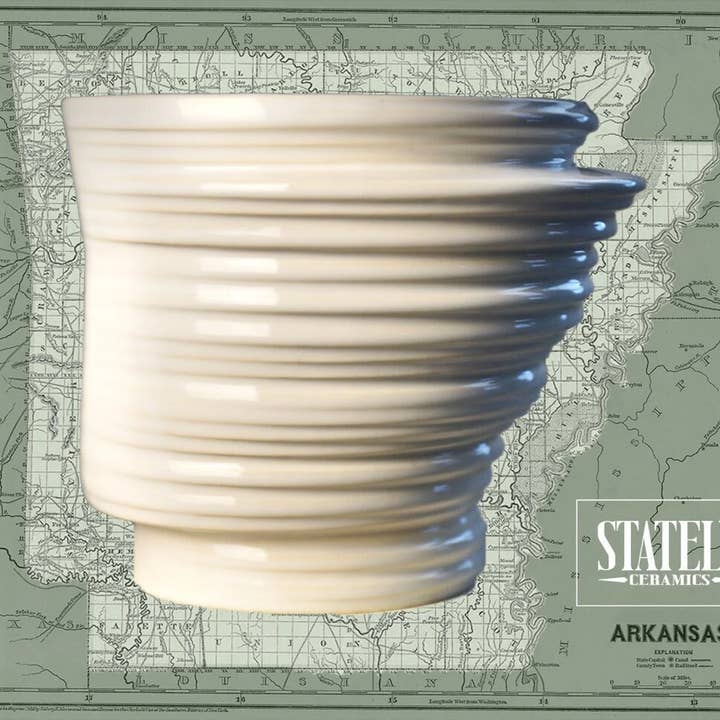 TRR Designs - Wholesale Plant Pot - Handmade Pottery Ceramic Arkansas Planter Utensil Holder9