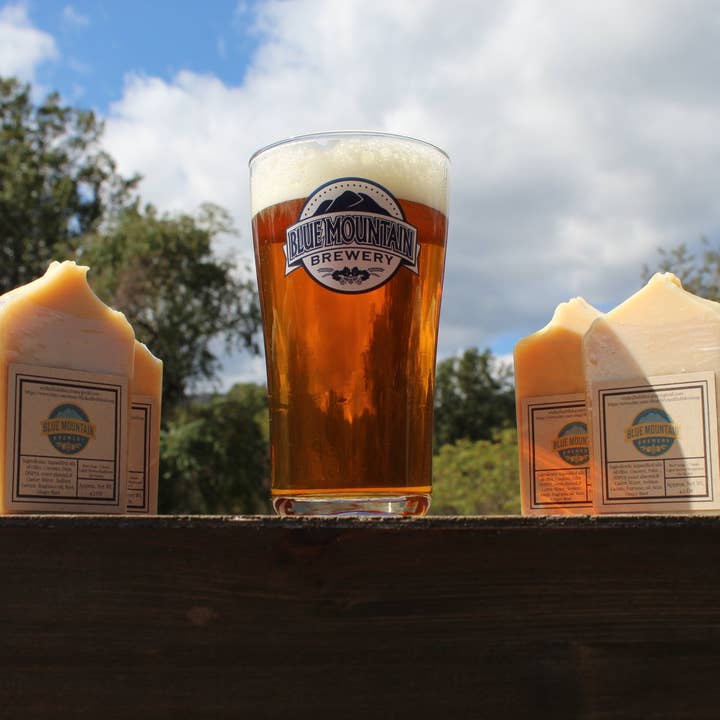 Classic Lager Beer soap-Blue Mountain Brewery for wholesale by Wicked Bubbles LLC