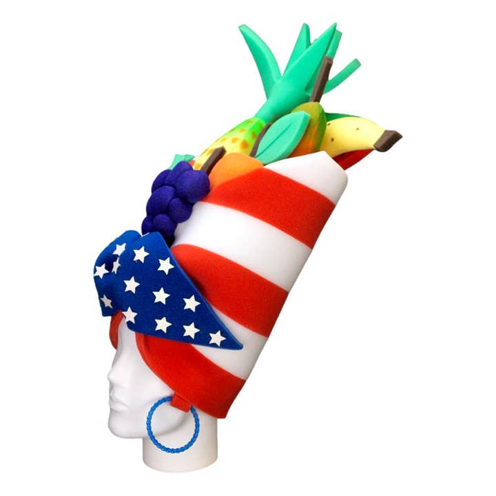 Foam Party Hats - Wholesale Party Hat/Crown - USA Carmen Miranda Hat