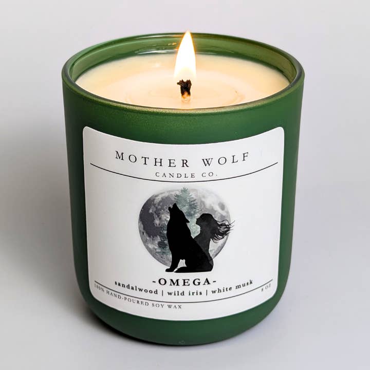 Omega for wholesale by Mother Wolf Candle Co.