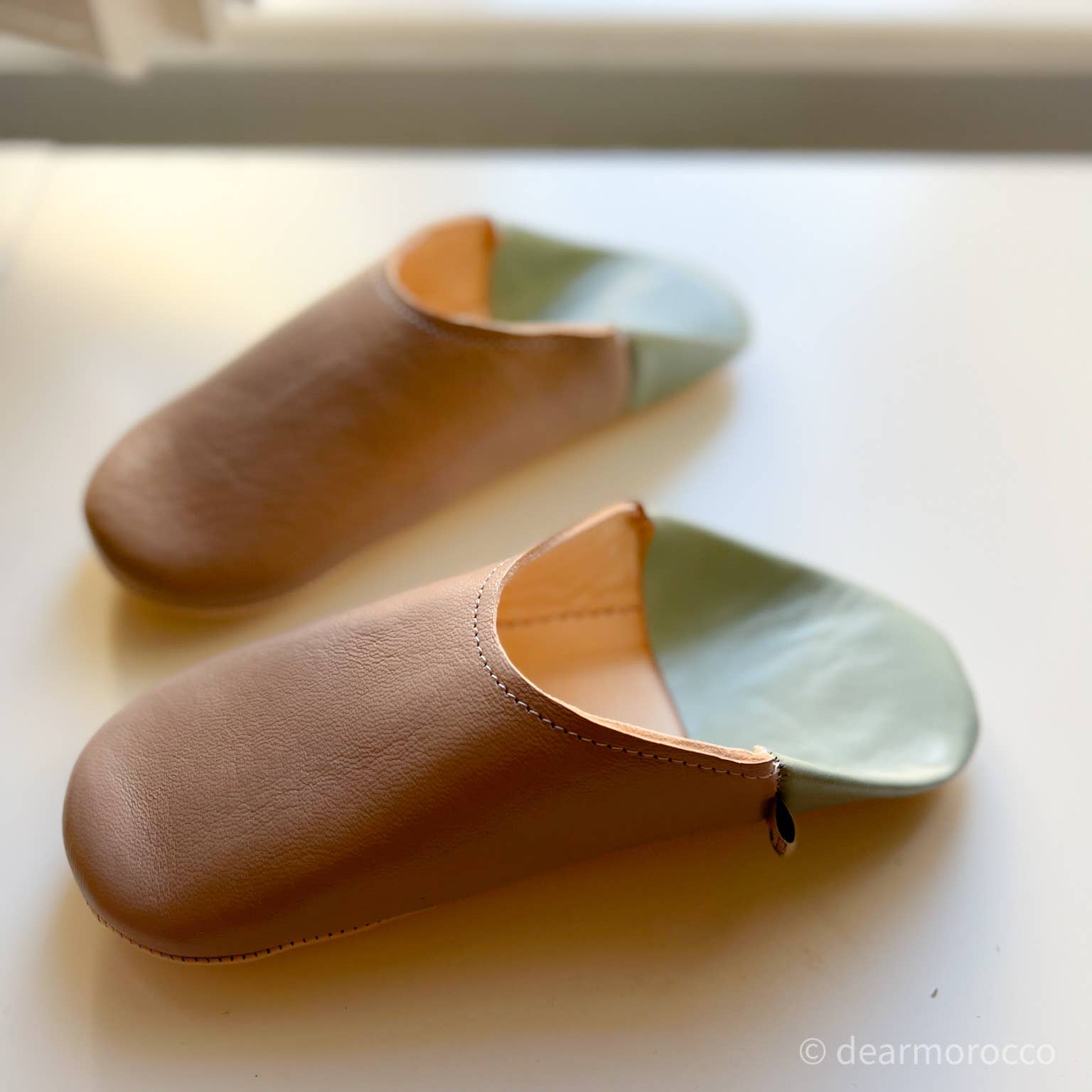 dear Morocco - Wholesale Slippers - Women's - Moroccan leather Slipper Babouche // Nuss Nuss &Mariage Grey1