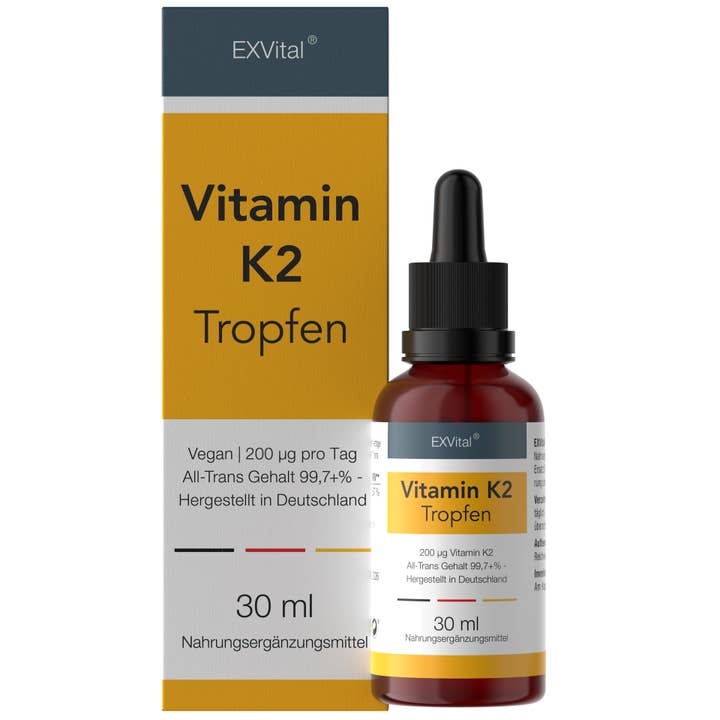 EXVital – wholesale Oral supplement/vitamin – Vitamin K2 MK7 all-trans vitamin (menaquinone) drops 30ml