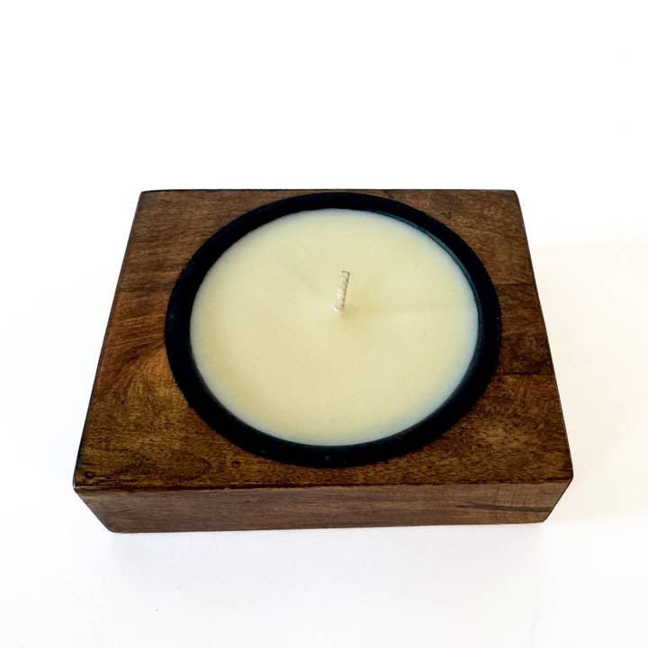 Forever Green Art – wholesale Burkljus – 100% soja trä ost mögel hand hällde ljus - 1 hål
