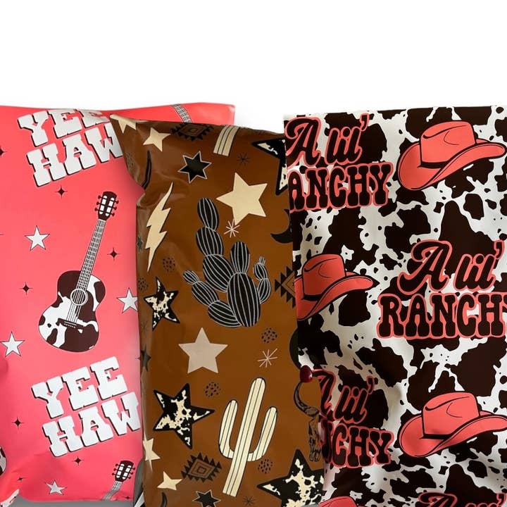 Trendy Chick Mailers - Wholesale Envelopes - 14.5x19 Ranch Variety Poly Mailer