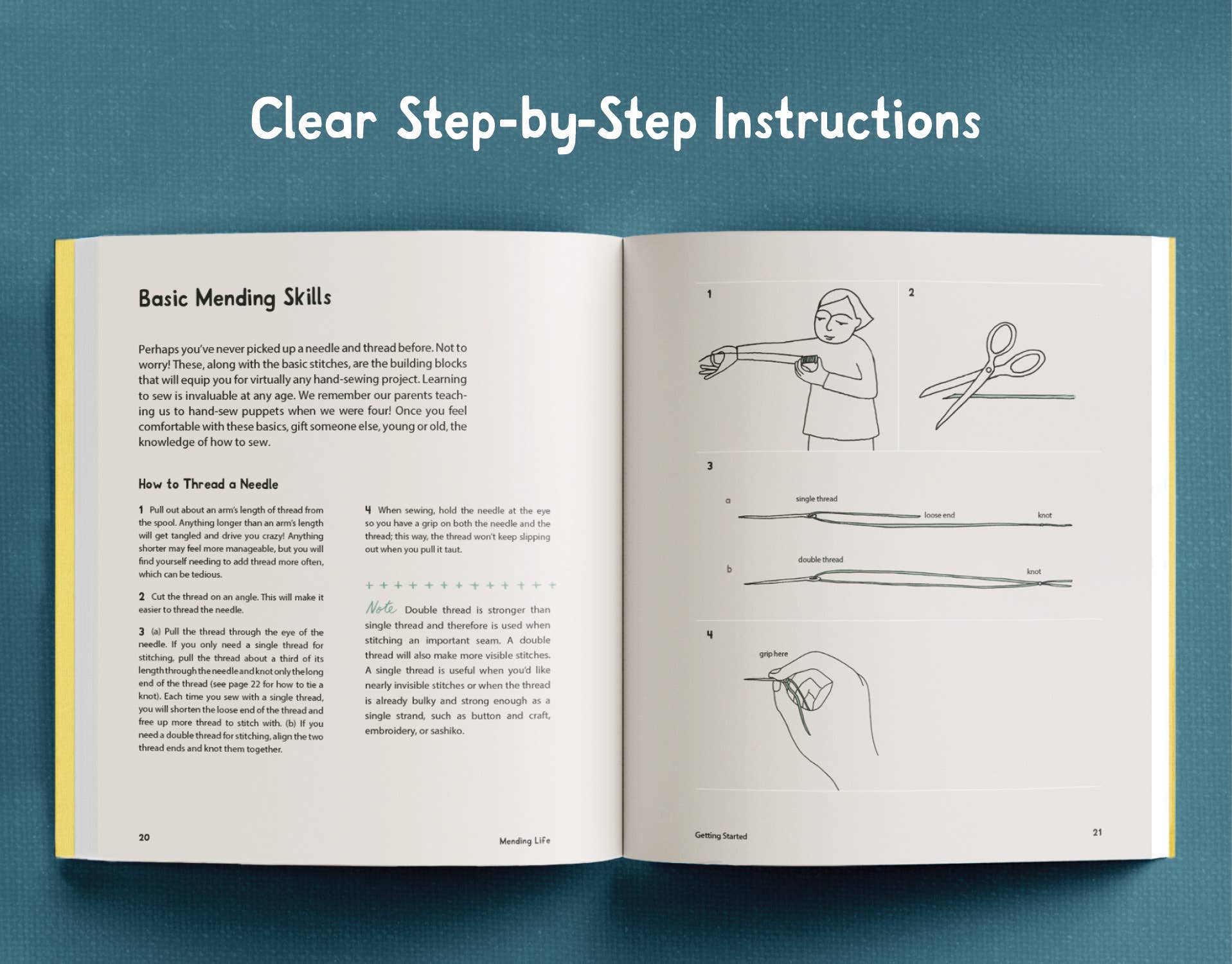 Blue Star Press - Wholesale Crafts, Hobbies & DIY - Mending Life: A Handbook for Repairing Clothes and Hearts3