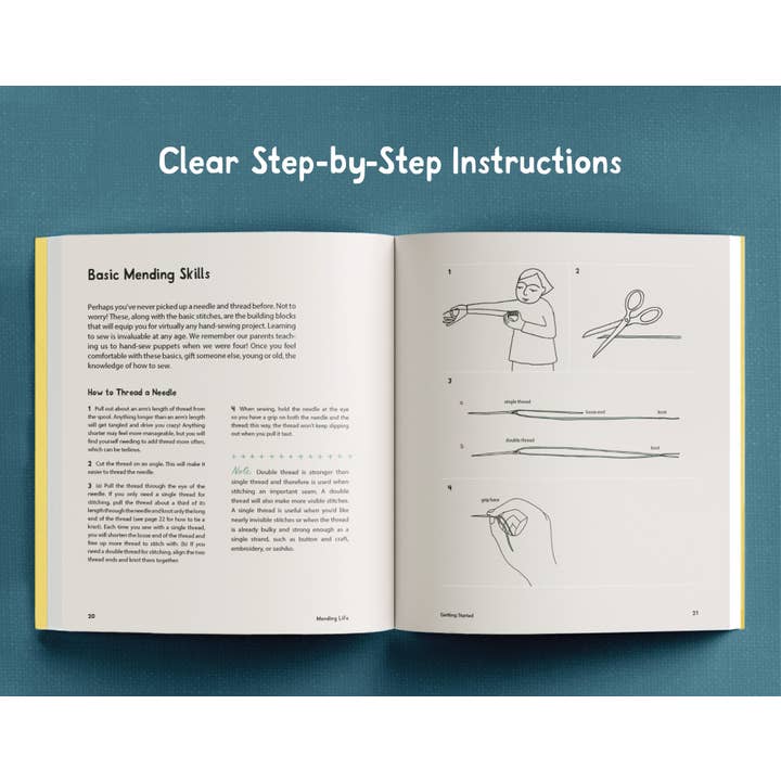 Blue Star Press - Wholesale Crafts, Hobbies & DIY - Mending Life: A Handbook for Repairing Clothes and Hearts3