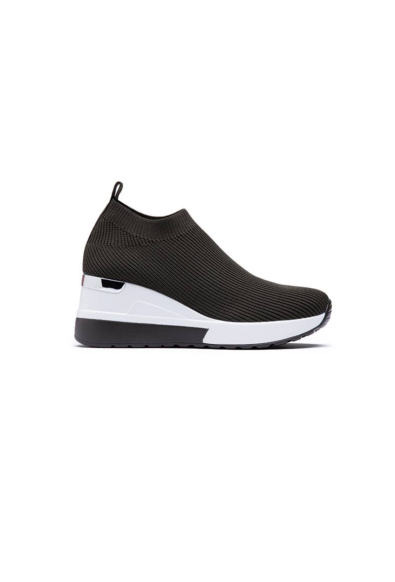 LADY GLORY – Engroshandel Slip on-sneakers – Kvinder – Slip-on sneakers med kilehæl og sokkedesign3