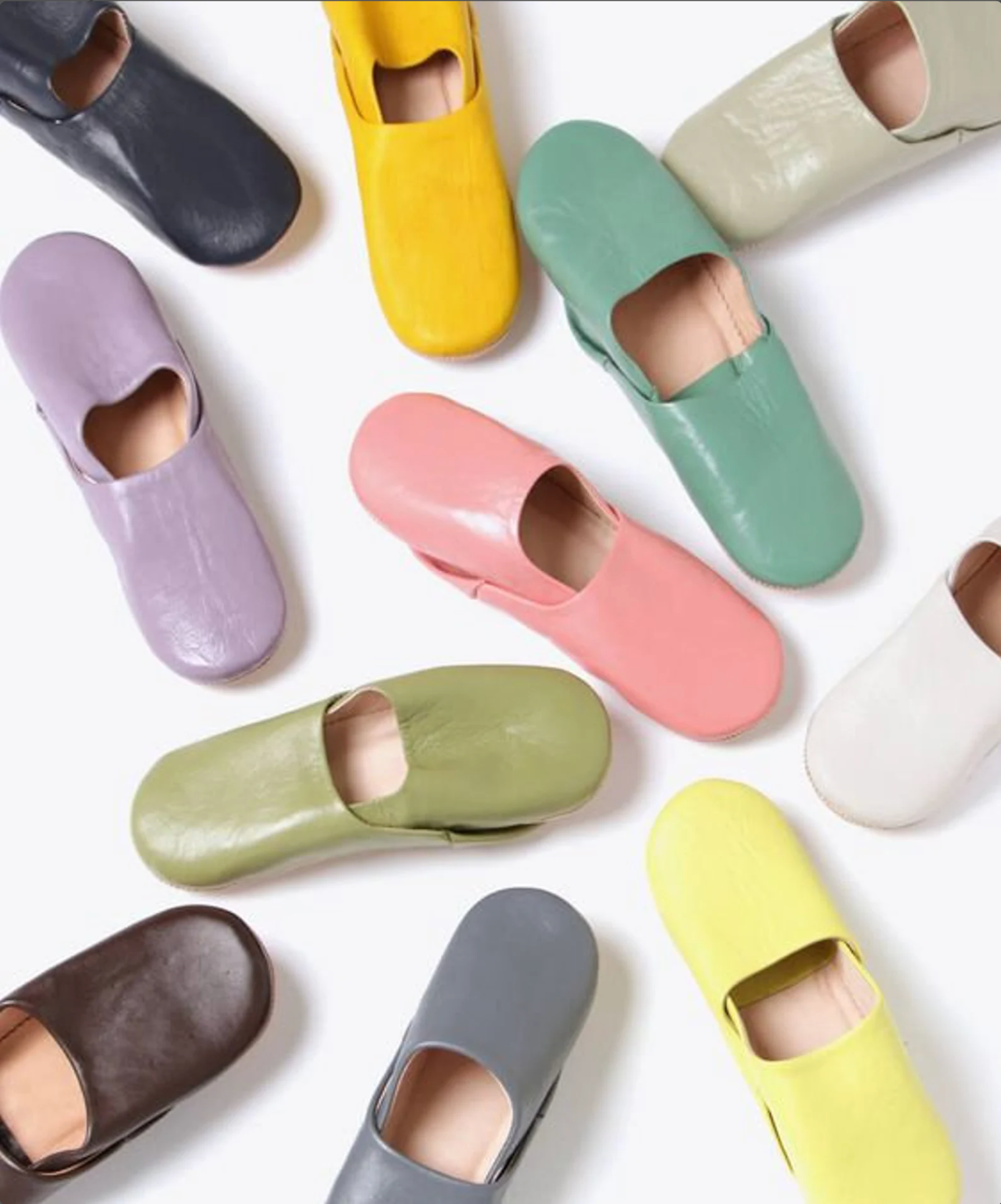 ProHandmadeDesign - Vente Chaussons – femme - Babouches artisanales marocaines en cuir unisexes2