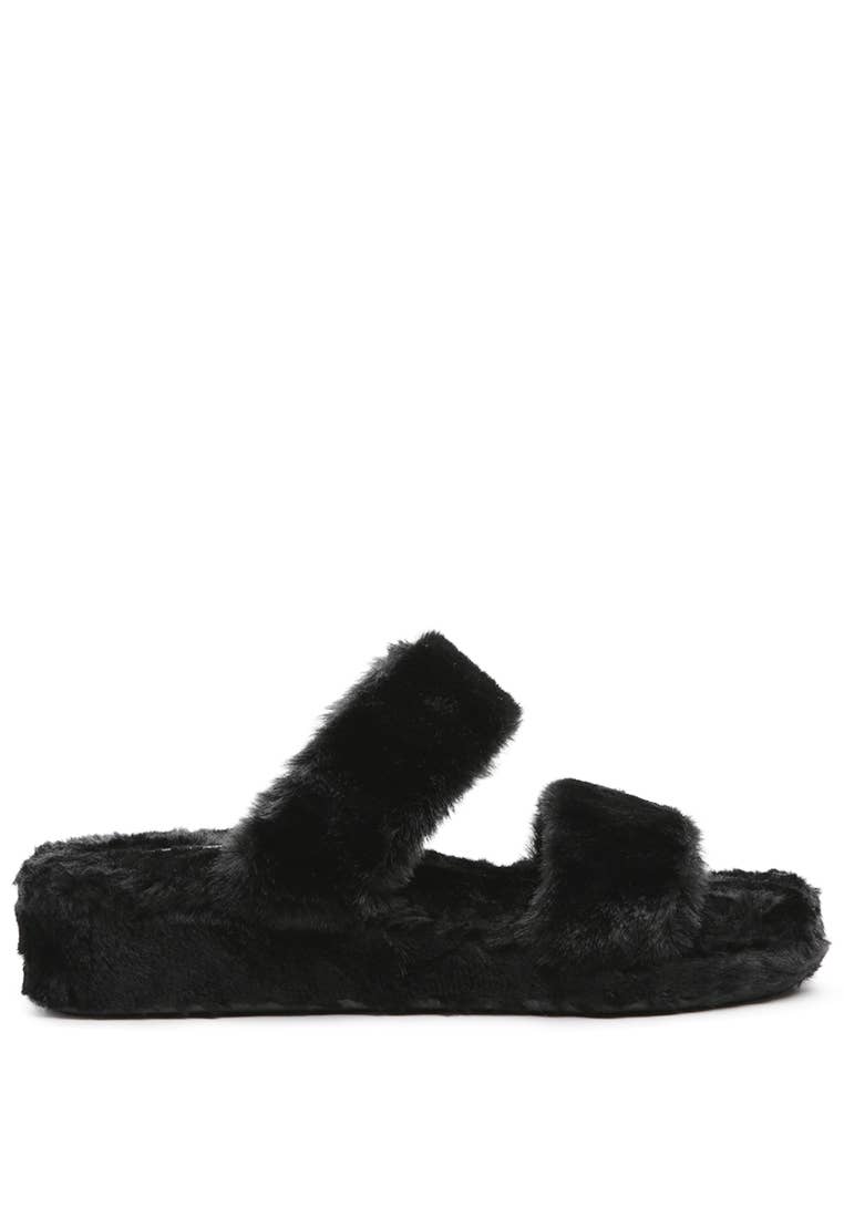 Rag Company – wholesale Slippers – Women's – SMOOTHIE FUR SLIP-ON FLATS10