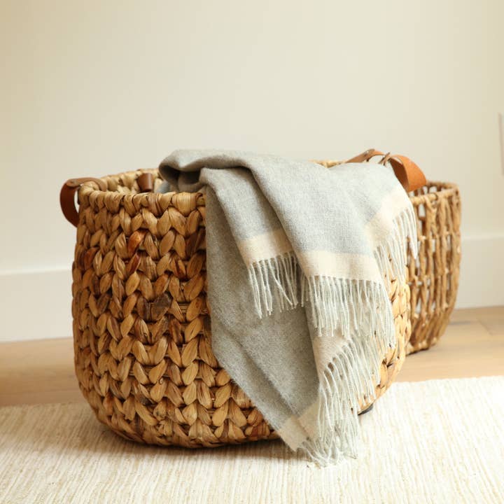 Andes Connection - Wholesale Throw Blanket - Alpaca Blanket/ Throw Grey Ombre