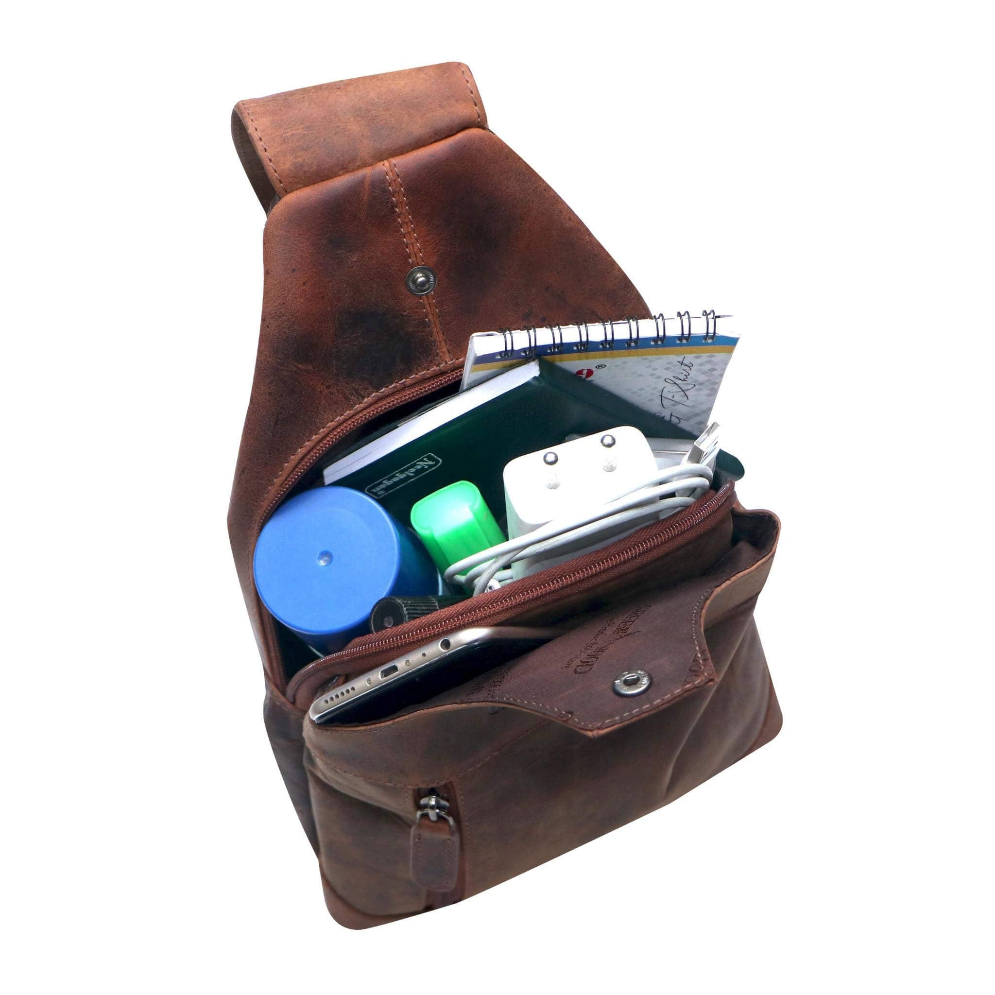 Greenwood - Wholesale Crossbody Bag - Unisex - Tom chest bag men's leather sling bag women shoulder bag10