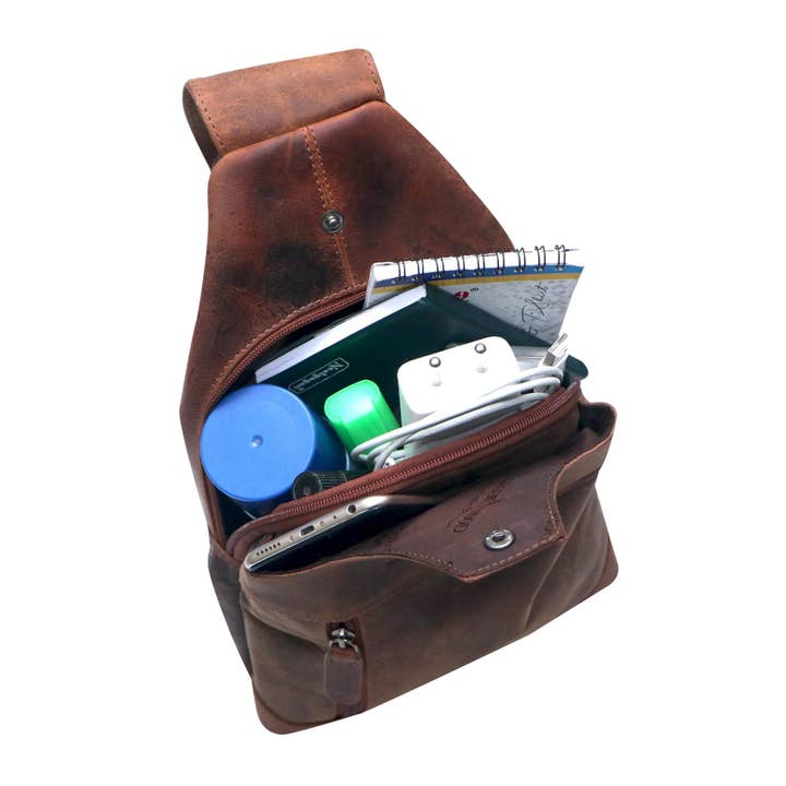 Greenwood - Wholesale Crossbody bag – Unisex - Tom chest bag men's leather sling bag women shoulder bag10