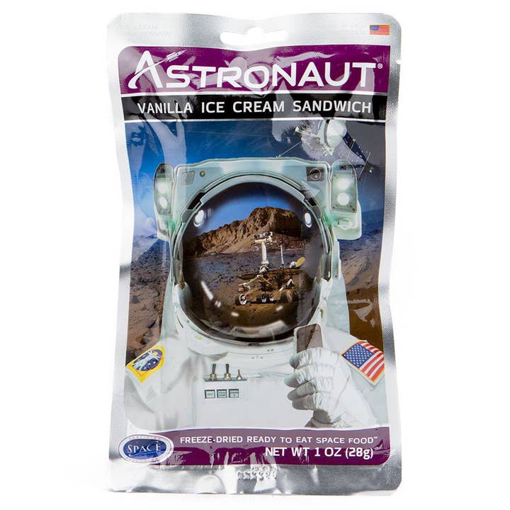Astronaut Foods Vanilla Ice Cream Sandwich for wholesale by Edu-Sci