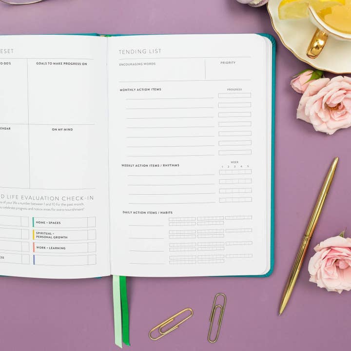 Cultivate What Matters - Wholesale Planner - 90-Day PowerSheets® Goal Planner | Weekly Undated (Ivy)