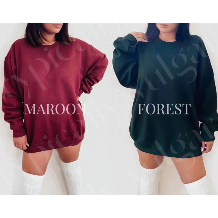 Typically Vulgar - Wholesale Graphic Sweatshirt - Women's - Your ›› LOGO ‹‹ Two-Sided Sweatshirt // Custom Front & Back