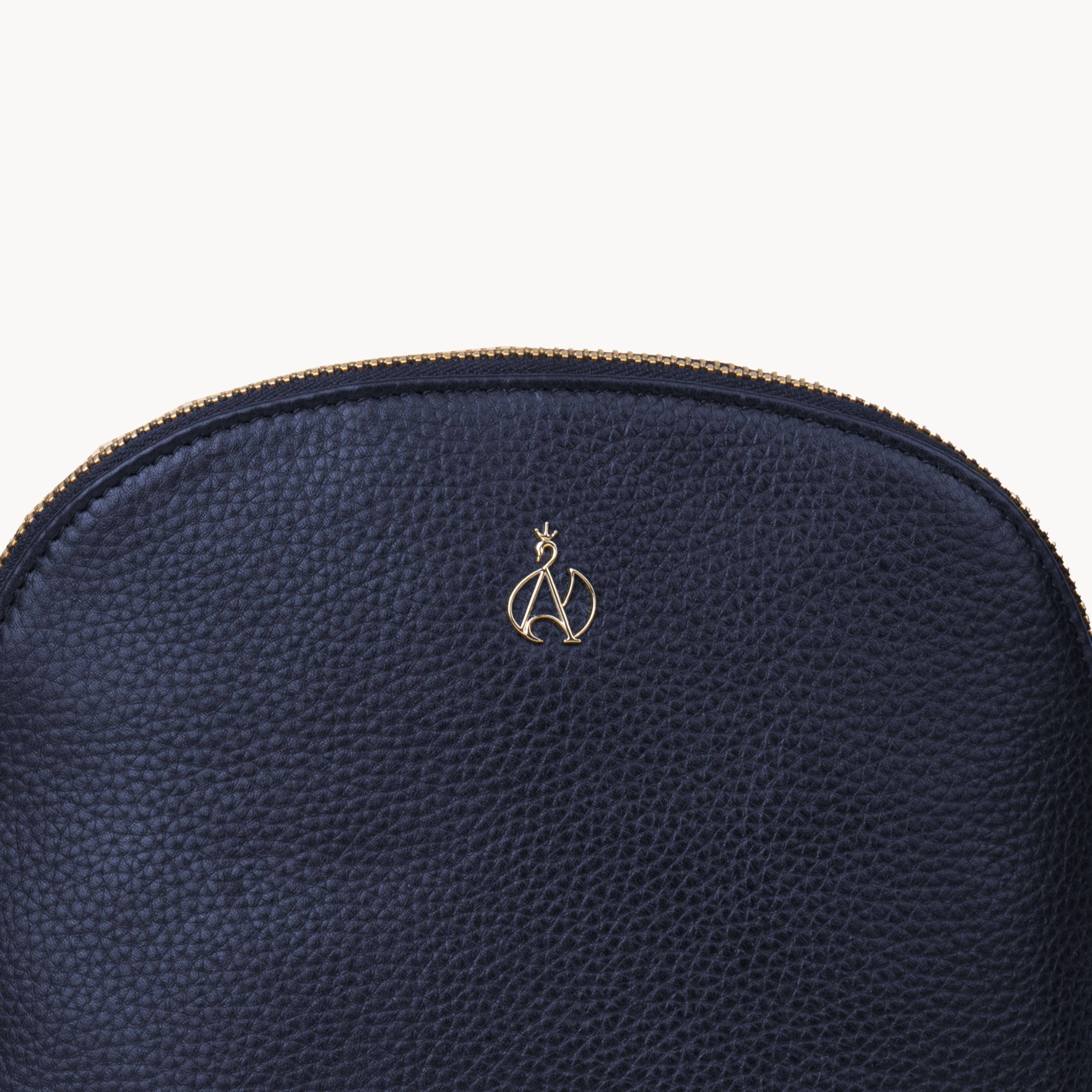 Assots London – wholesale Crossbody bag – Women's – 'DOVE' Navy Pebble Grain Real Leather Crossbody Bag2