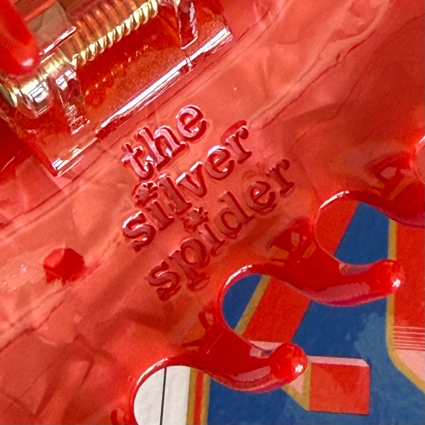 The Silver Spider - Wholesale Hair Clip - Women's - Hot Dogs word Rhinestone Hair Claw clip novelty accessories 2