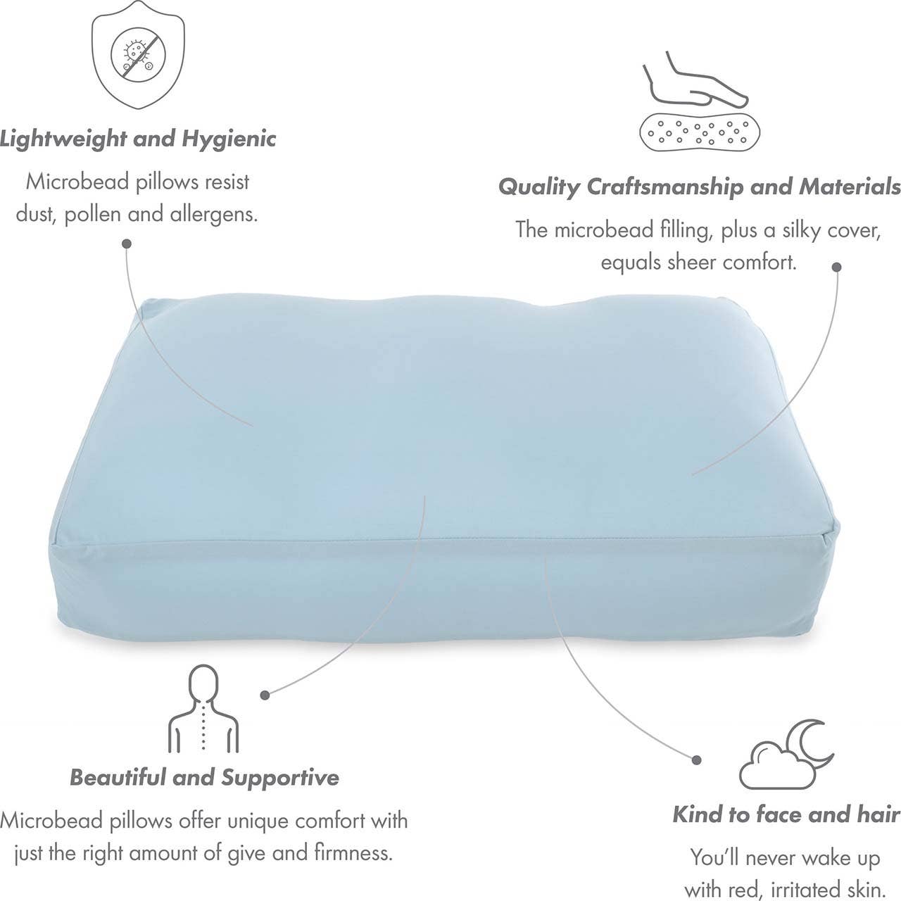 Husband Pillow – wholesale Bedding pillowcase/sham – Cover Only for Premium Microbead Bed Pillow, Large28