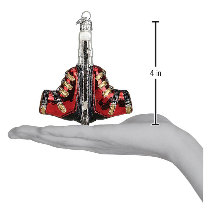 Old World Christmas - Wholesale Ornament - Ski Boots Ornament2