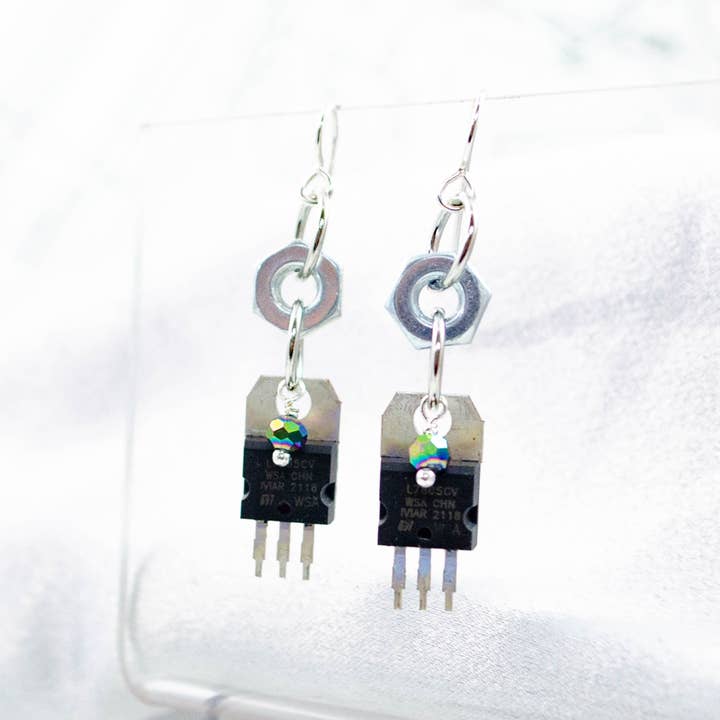 Circuit Breaker Labs - Wholesale Dangle Earrings - Earring Collection - Electronic Component Earrings4